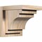 Ekena Millwork Mediterranean Smooth Corbel w/Backplate, Douglas Fir, 7 1/2"W x 8"D x 8"H COR08X08X08MED01SDF - alternate 1